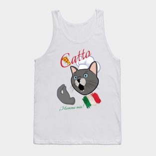 Italian cat Tank Top